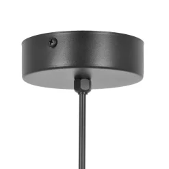 Sklep Kaja Czarna lampa wisząca z grafitowymi kloszami do salonu K-5365 z serii MEGAN Best Sale