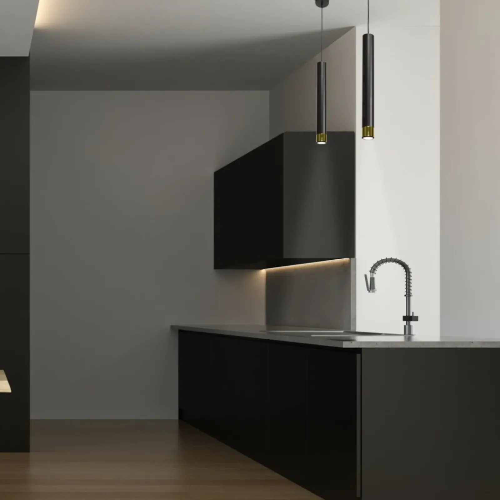 Sklep Kaja Czarna lampa wisząca z jednym źródłem światła MLP6239 z serii DANI | Kaja Oświet Discount