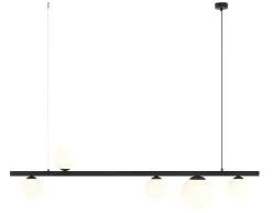 Sklep Kaja Czarna lampa wisząca z kloszami, nad stół w jadalni 1099F1 GARDA Zadzwońporabattel.783200183(8-16)/mailsklep@kaja.com.pl Online