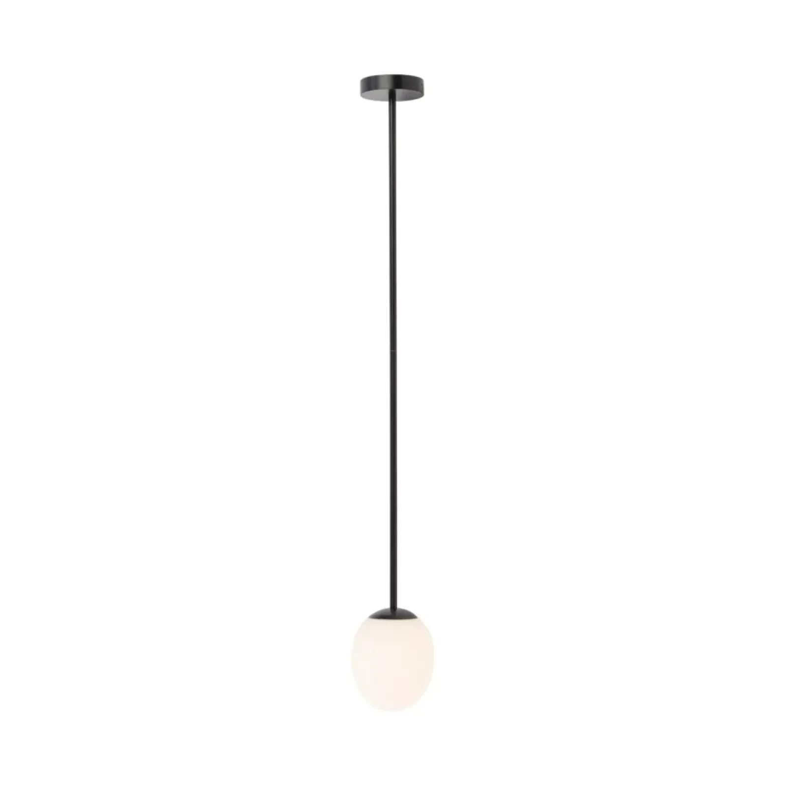 Sklep Kaja Czarna lampa wisząca z kloszem w kształcie jajka 8124 | Kaja czarny Best Sale