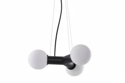 Sklep Kaja Czarna lampa wisząca z kloszami do salonu AZ3171 POPE | Kaja czarny Cheap