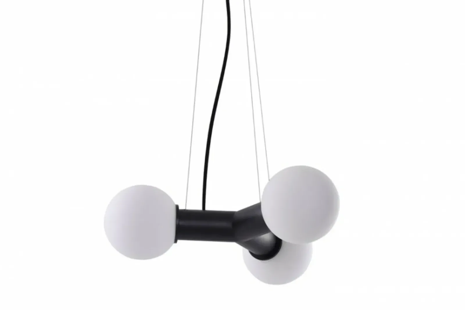 Sklep Kaja Czarna lampa wisząca z kloszami do salonu AZ3171 POPE | Kaja czarny Cheap