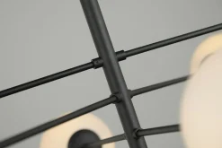 Sklep Kaja Czarna lampa wisząca z kloszami kulkami AZ4422 OVIEDO | Kaja czarny Outlet