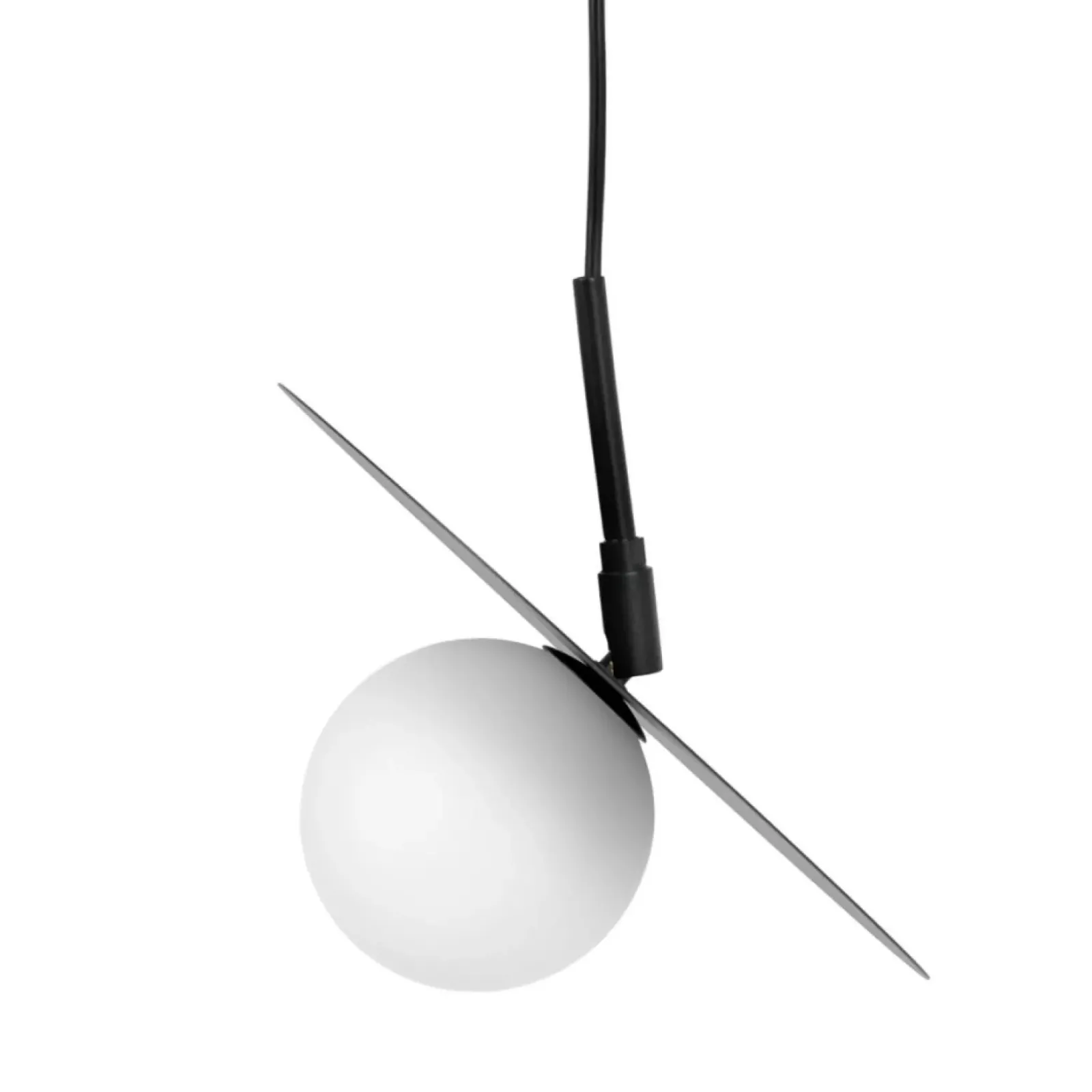Sklep Kaja Czarna lampa wisząca z kloszem, regulowana tarcza K-5371 z serii SANTE Best