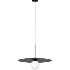 Sklep Kaja Czarna lampa wisząca z kloszem, na żarówkę G9 K-5372 z serii SANTE Store
