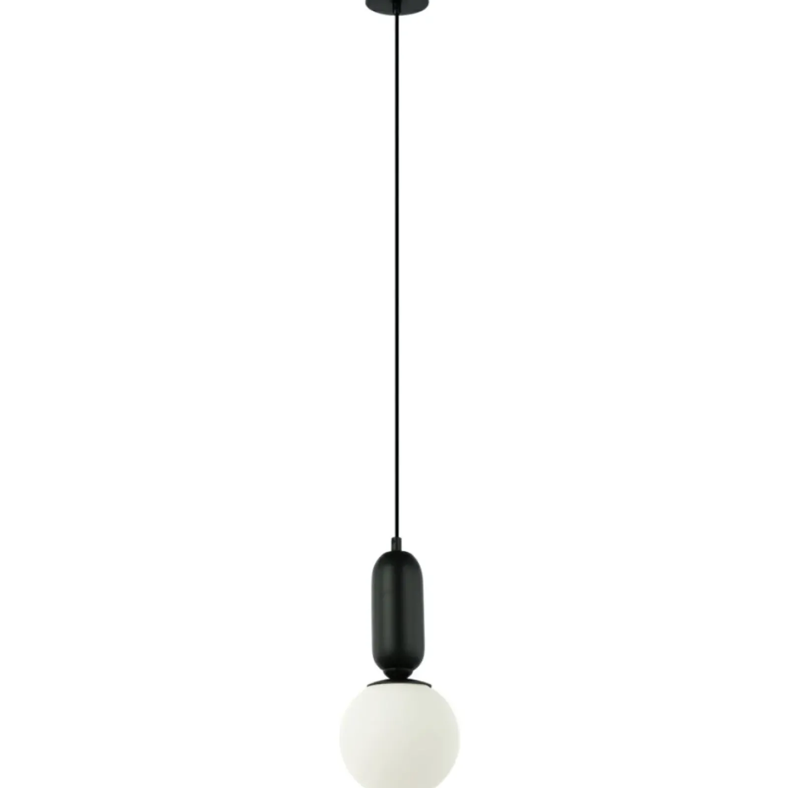Sklep Kaja Czarna lampa wisząca z kloszem PND-02340-1S-BK ALDEVA | Kaja Discount