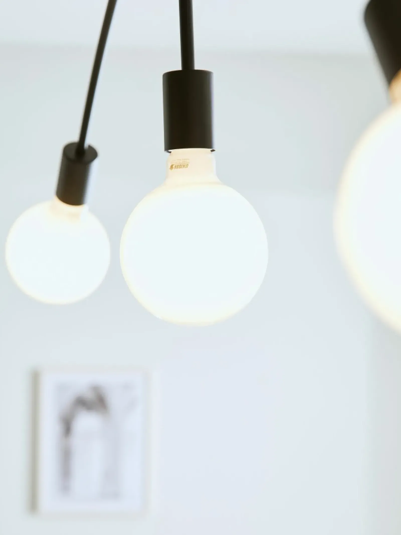 Sklep Kaja Czarna lampa wisząca z odkrytymi żarówkami 108284 | Kaja Oświetlenie Cheap