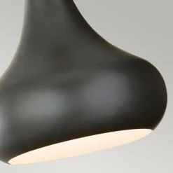 Sklep Kaja Czarna lampa wisząca z ozdobą FE-BESO-P-S-DBZ z serii BESO ciemnobrązowy Discount
