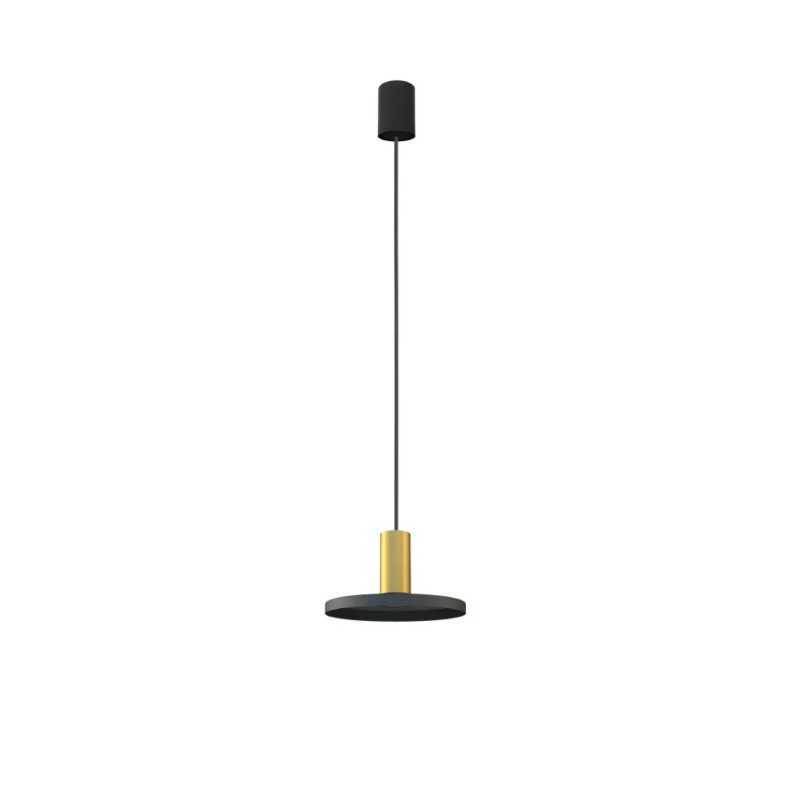 Sklep Kaja Czarna lampa wisząca z płaskim kloszem 8100 | Kaja Oświetlenie czarny Best Sale