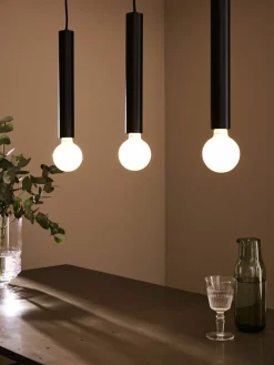 Sklep Kaja Czarna lampa wisząca z trzema źródłami światła 108262 | Kaja New