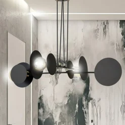Sklep Kaja Czarna lampa wisząca ze stylowymi kloszami 792/4 | Kaja Oświetlenie czarny Best