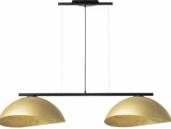 Sklep Kaja Czarna lampa wisząca ze złotymi kopułami SIG 40580 SOLAR | Kaja Flash Sale
