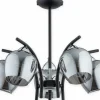 Sklep Kaja Czarna lampa z ciemnymi kloszami O3075 W5 CZA CH MARAL | Kaja Clearance
