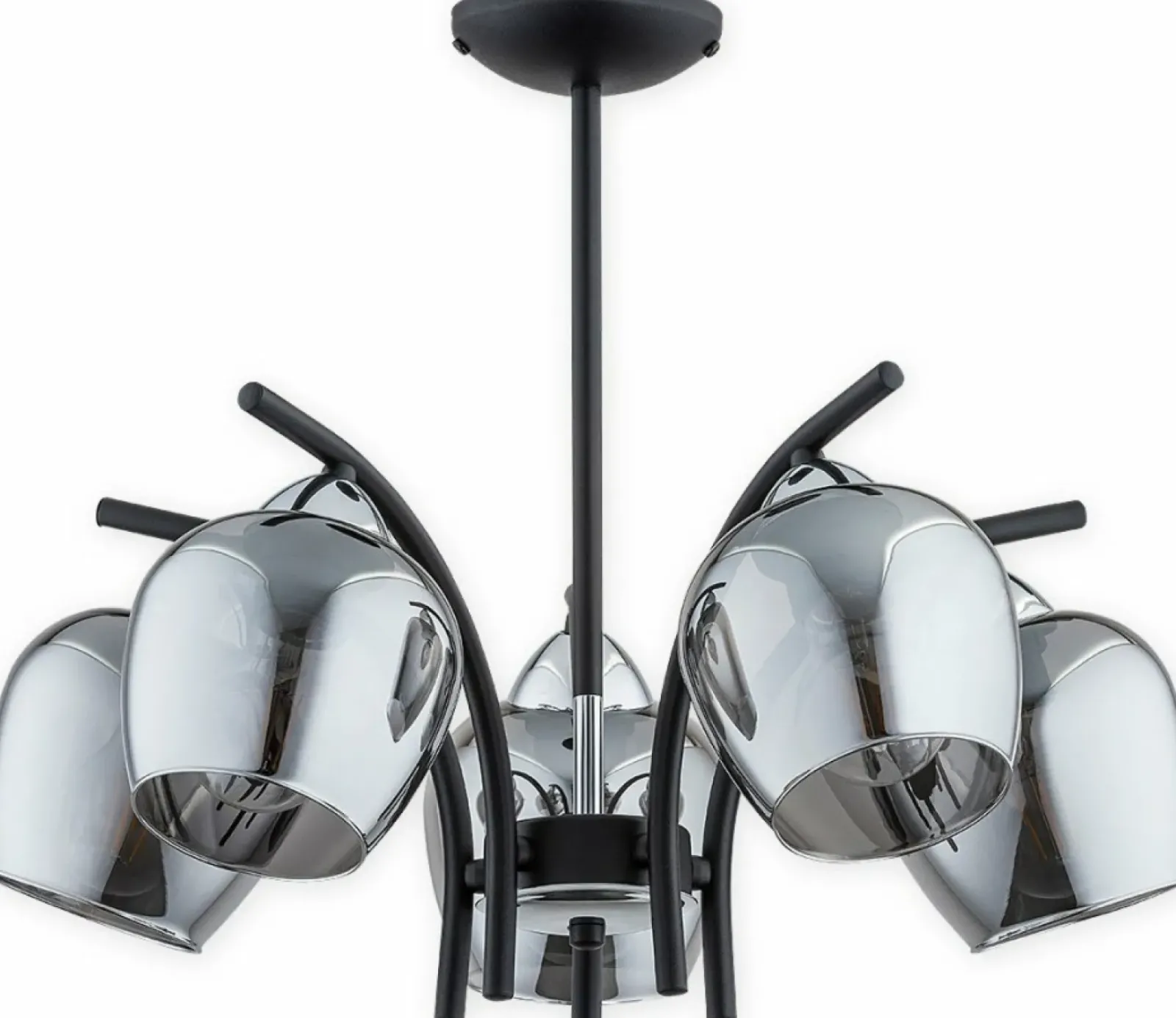 Sklep Kaja Czarna lampa z ciemnymi kloszami O3075 W5 CZA CH MARAL | Kaja Clearance