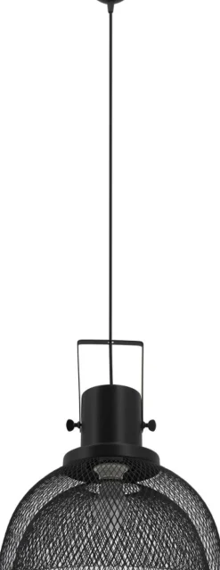 Sklep Kaja Czarna lampa z drucianym kloszem 9906/1 ZWIS - 01 DARIA | Kaja Best