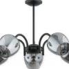 Sklep Kaja Czarna lampa z kloszami O3065 W5 CZA CH KATLA | Kaja Oświetlenie New