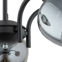 Sklep Kaja Czarna lampa z kloszami O3065 W5 CZA CH KATLA | Kaja Oświetlenie New