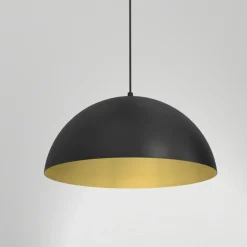 Sklep Kaja Czarna lampa z szerokim, otwartym kloszem MLP7896 z serii BETA | Kaja Oświetleni Discount