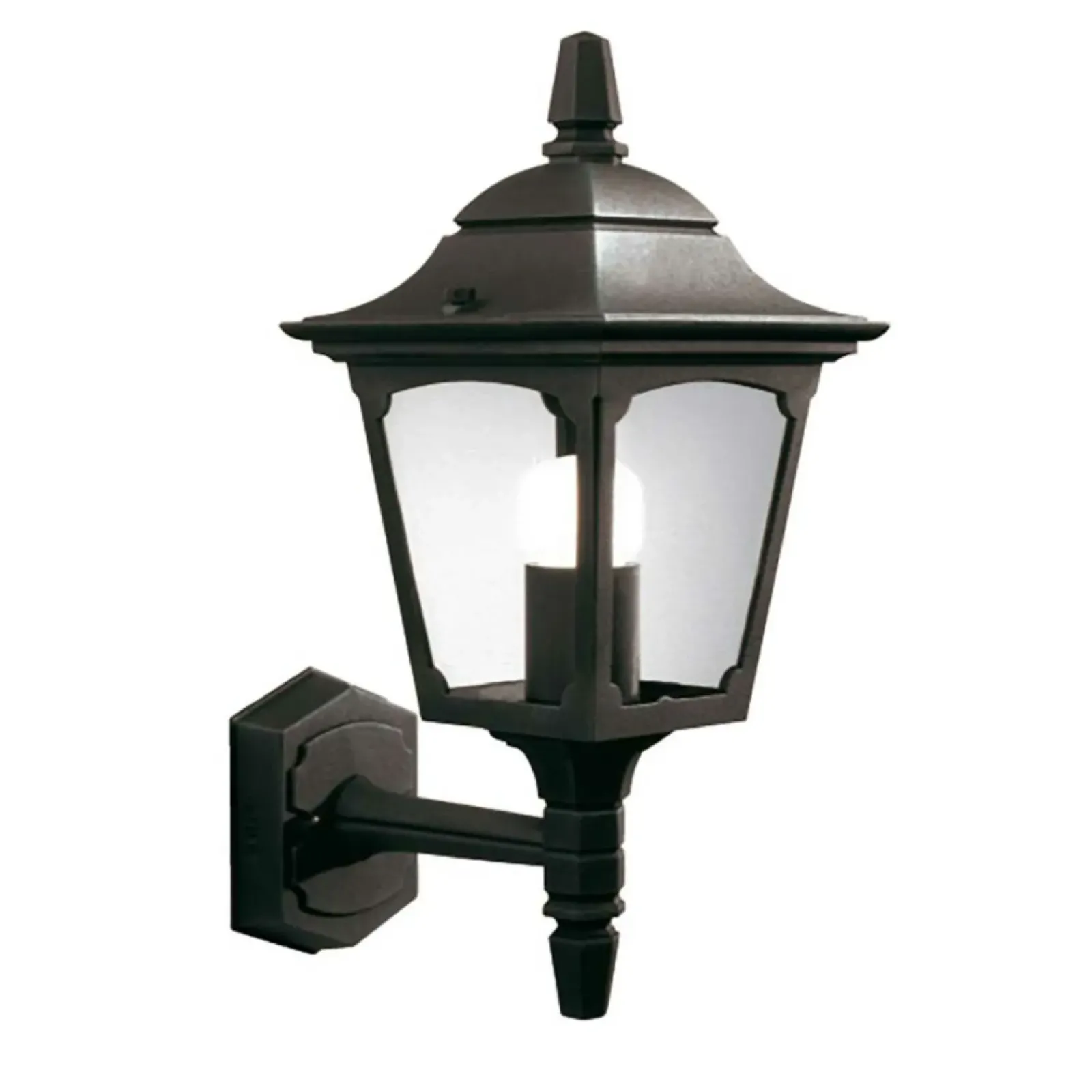 Sklep Kaja Czarna lampa zewnętrzna, ścienna CPM1-BLACK z serii CHAPEL MINI* Kinkiety Ogrodowe