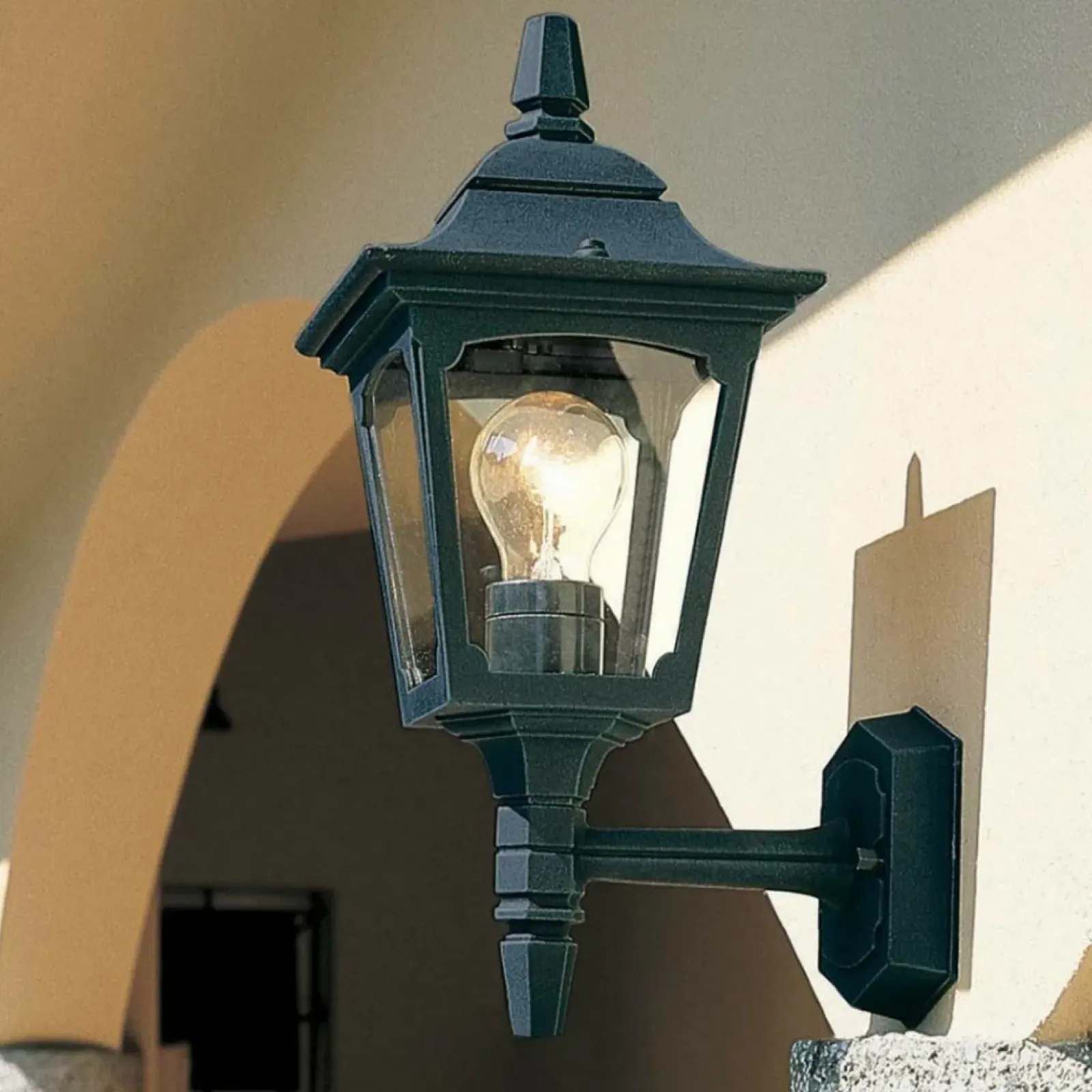 Sklep Kaja Czarna lampa zewnętrzna, ścienna CPM1-BLACK z serii CHAPEL MINI* Kinkiety Ogrodowe