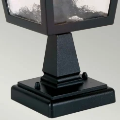 Sklep Kaja Czarna lampa zewnętrzna, cokołowa BL7-BLACK z serii YORK* Lampy Ogrodowe Stojące