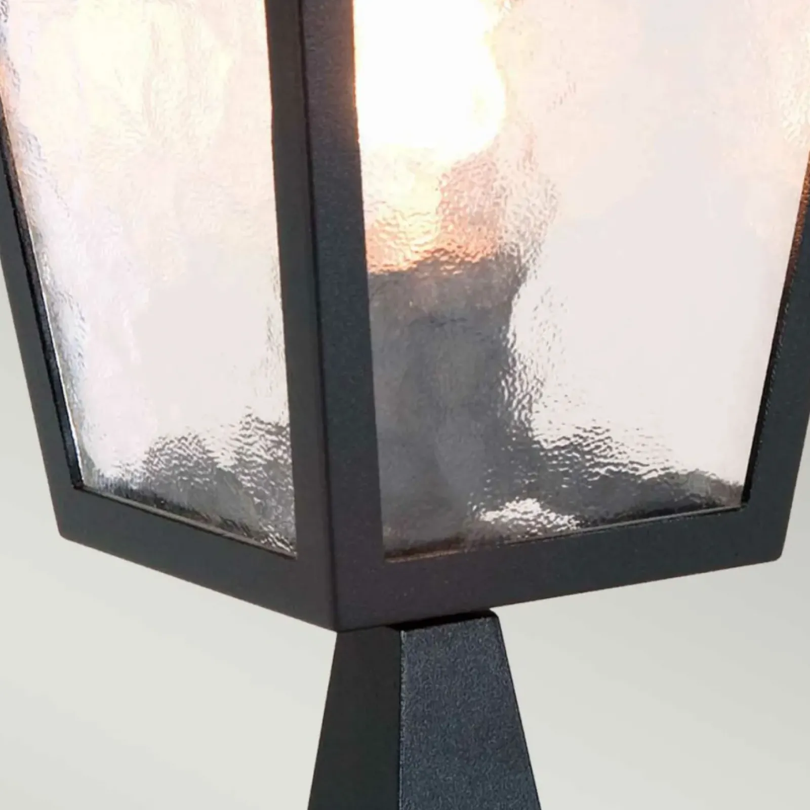 Sklep Kaja Czarna lampa zewnętrzna, cokołowa BL7-BLACK z serii YORK* Lampy Ogrodowe Stojące