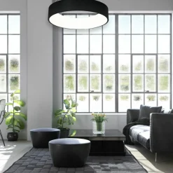 Sklep Kaja Czarna, ledowa lampa wisząca, nad stół ML6358 z serii OHIO | Kaja Oświetlenie Hot