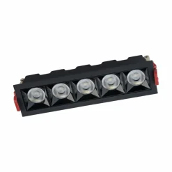 Sklep Kaja Czarna, ledowa lampa wpustowa 20,7cm 36° 3000K 10062 MIDI LED | Kaja* Lampy Led|Oprawy Podtynkowe