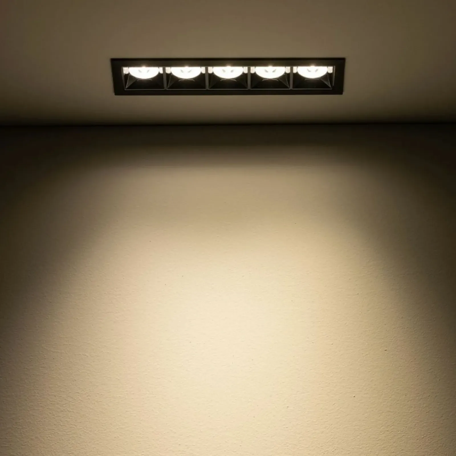 Sklep Kaja Czarna, ledowa lampa wpustowa 20,7cm 36° 3000K 10062 MIDI LED | Kaja* Lampy Led|Oprawy Podtynkowe