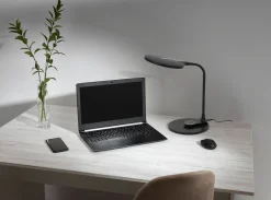 Sklep Kaja Czarna ledowa lampka biurkowa, ściemniana K-BL1153 z serii GAJA* Lampy Led|Lampy Led Kaja Lighting