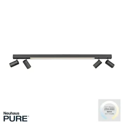 Sklep Kaja Czarna listwa LED z regulacją światła 6121-13 z serii PURE-LINES antracyt Sale