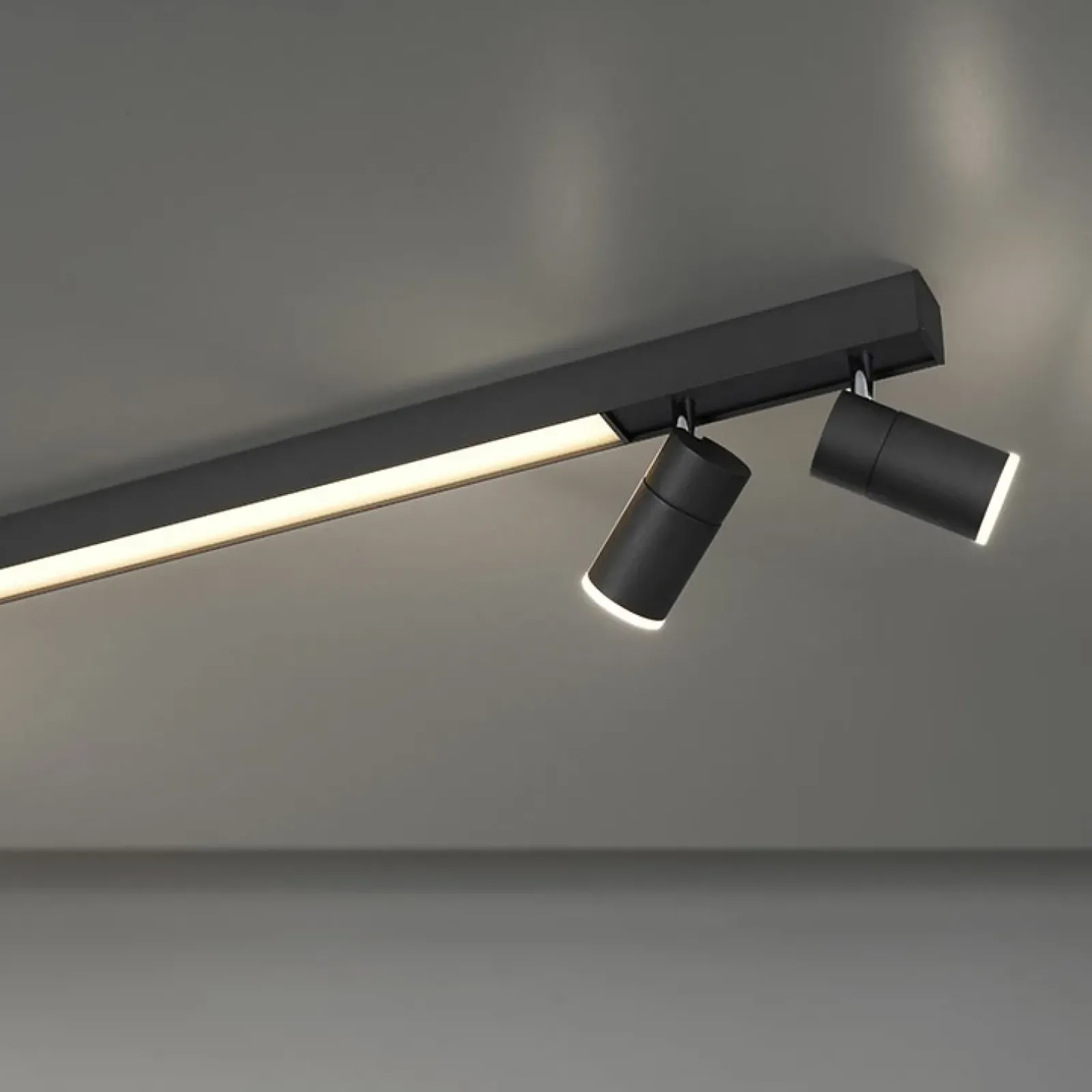 Sklep Kaja Czarna listwa LED z regulacją światła 6121-13 z serii PURE-LINES antracyt Sale