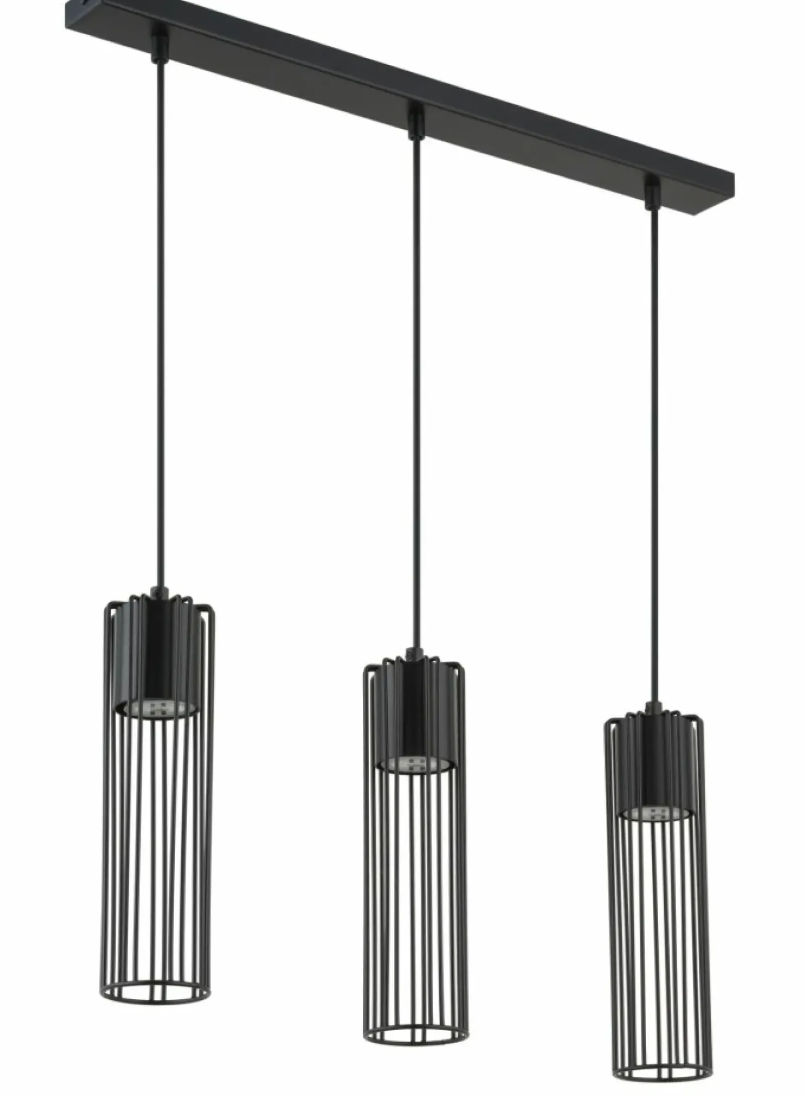 Sklep Kaja Czarna listwa sufitowa z drucianymi zwisami SIG 33453 z serii FOBIA CZ czarny Outlet