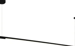 Sklep Kaja Czarna listwa wisząca LED 150cm MX P0358 ORGANIC P | Kaja Oświetlenie Fashion