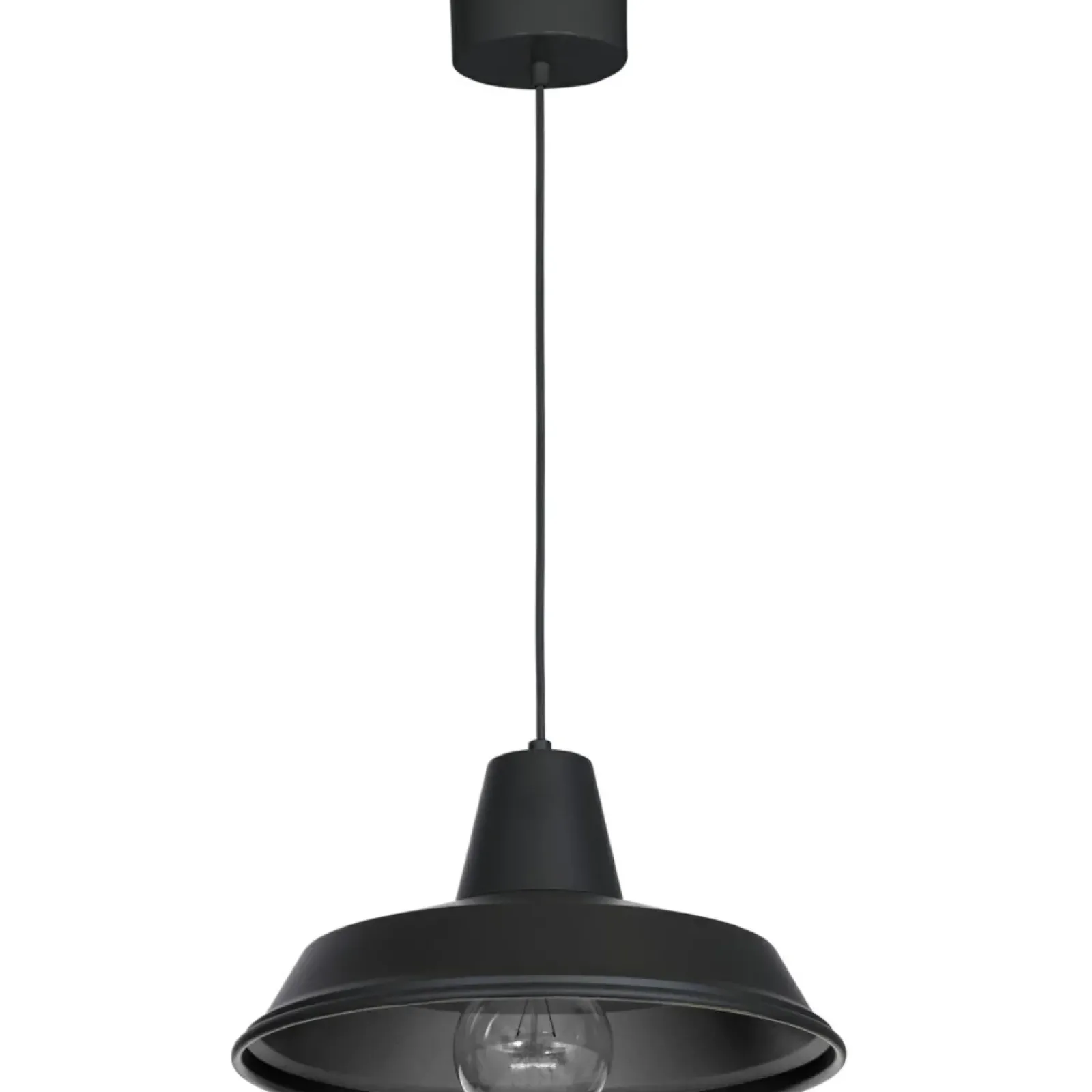 Sklep Kaja Czarna, loftowa lampa wisząca do kuchni ⌀36 LX 4045 CLASS | Kaja Cheap