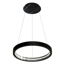 Sklep Kaja Czarna, marmurowa lampa wisząca do salonu MZ5043 CASSIOPEIA | Kaja Best