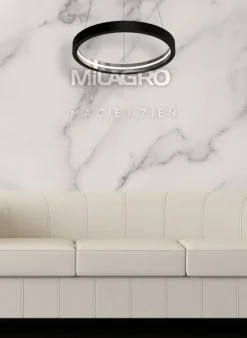 Sklep Kaja Czarna, marmurowa lampa wisząca do salonu MZ5043 CASSIOPEIA | Kaja Best