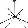 Sklep Kaja Czarna, nowoczesna, ledowa lampa wisząca MX P0412 SPIDER | Kaja Hot
