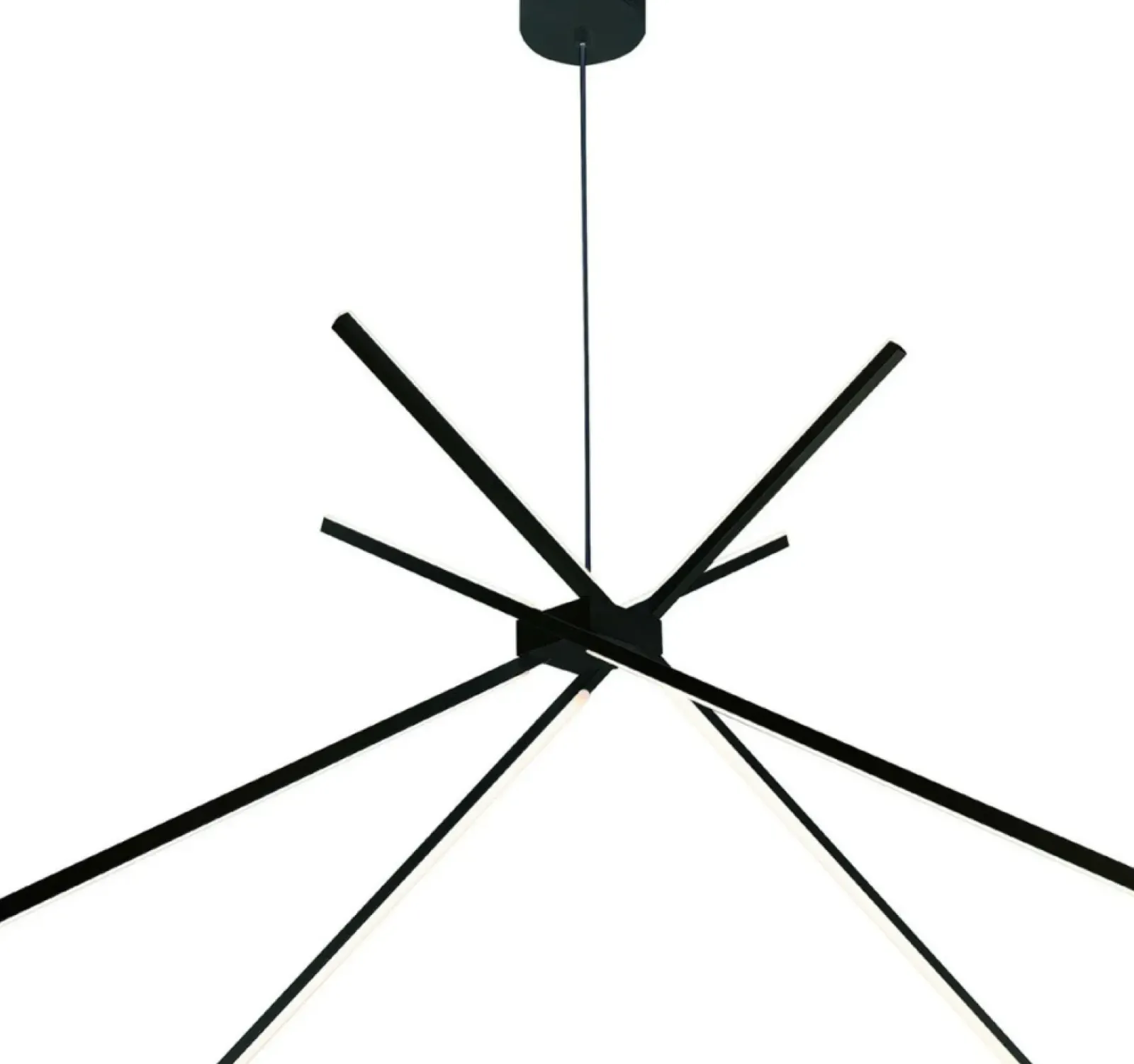 Sklep Kaja Czarna, nowoczesna, ledowa lampa wisząca MX P0412 SPIDER | Kaja Hot