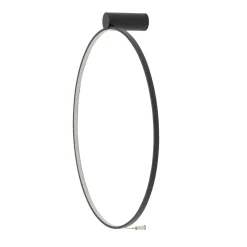 Sklep Kaja Czarna obręcz sufitowa plafon 4000K ⌀60cm 10865 CIRCOLO LED | Kaja* Plafony Nowoczesne|Lampy Led