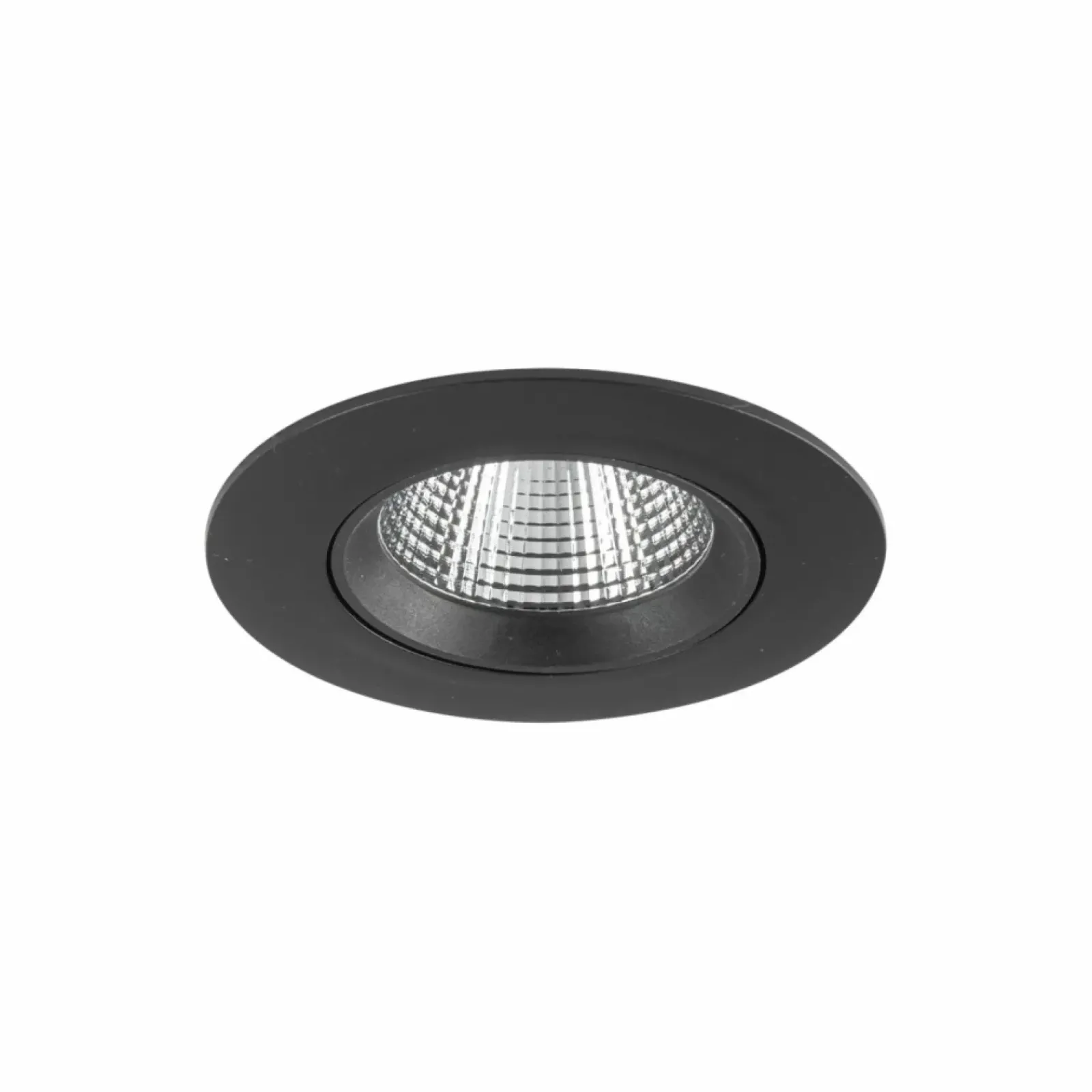 Sklep Kaja Czarna, okrągła oprawa LED 10W 4000K ⌀11cm 10554 EGINA LED | Kaja* Lampy Led|Oprawy Podtynkowe