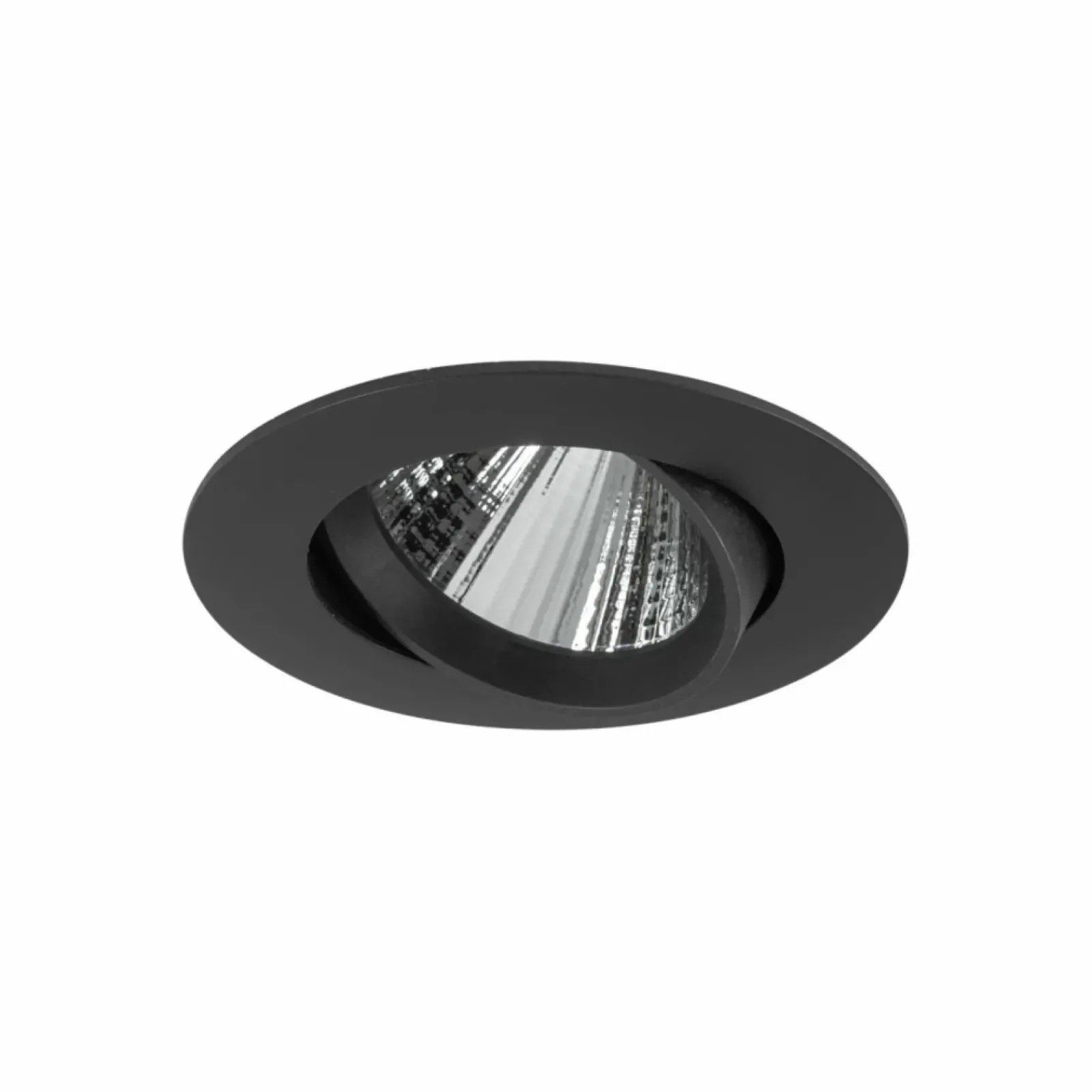 Sklep Kaja Czarna, okrągła oprawa LED 10W 4000K ⌀11cm 10554 EGINA LED | Kaja* Lampy Led|Oprawy Podtynkowe