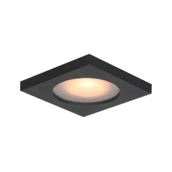 Sklep Kaja Czarna oprawa wpustowa, stałe światło DL-26385S-GU10-BK ANTAR | Kaja* Lampy Do Łazienki|Oprawy Podtynkowe