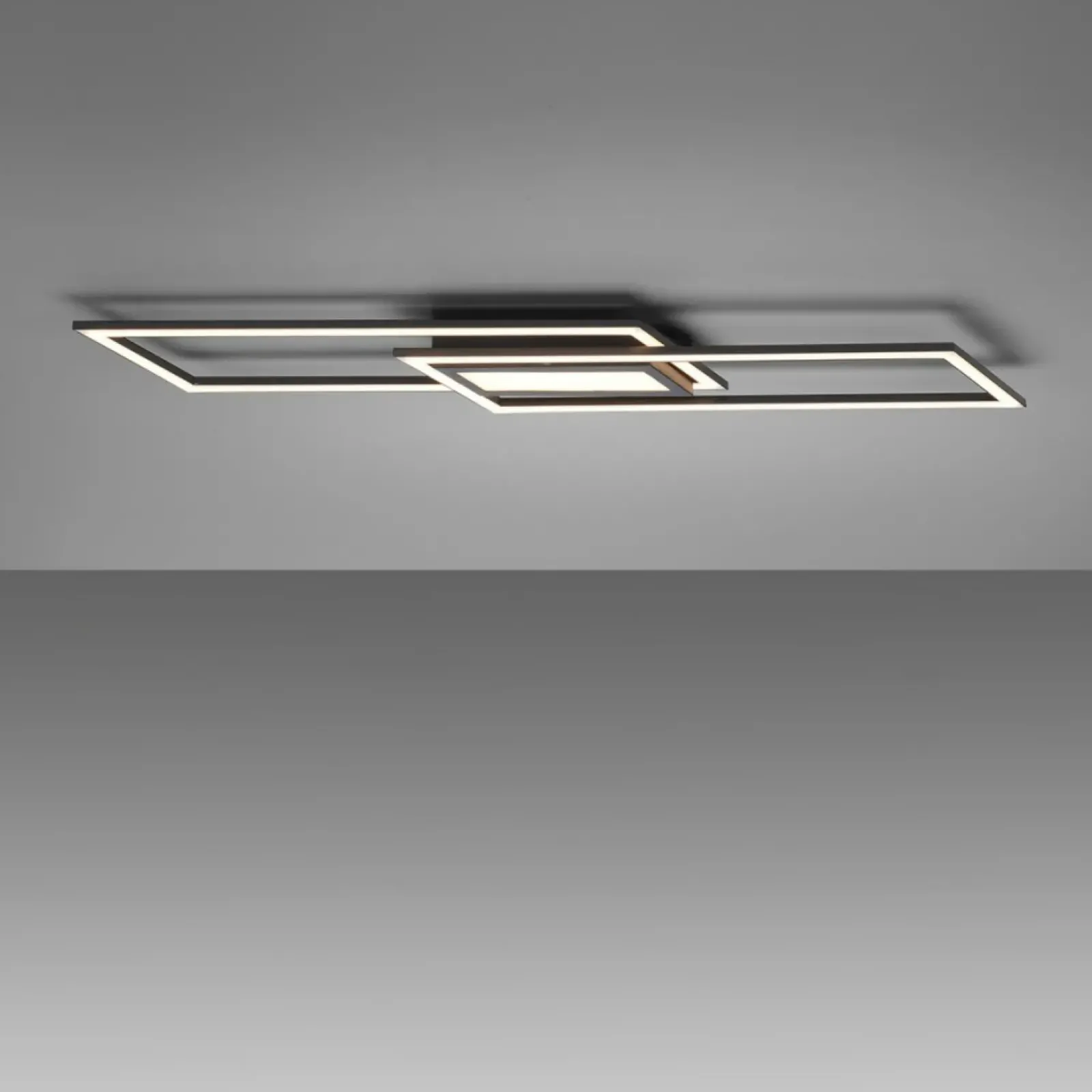Sklep Kaja Czarna, ozdobna lampa sufitowa LED 14694-18 z serii ASMIN | Kaja czarny Clearance