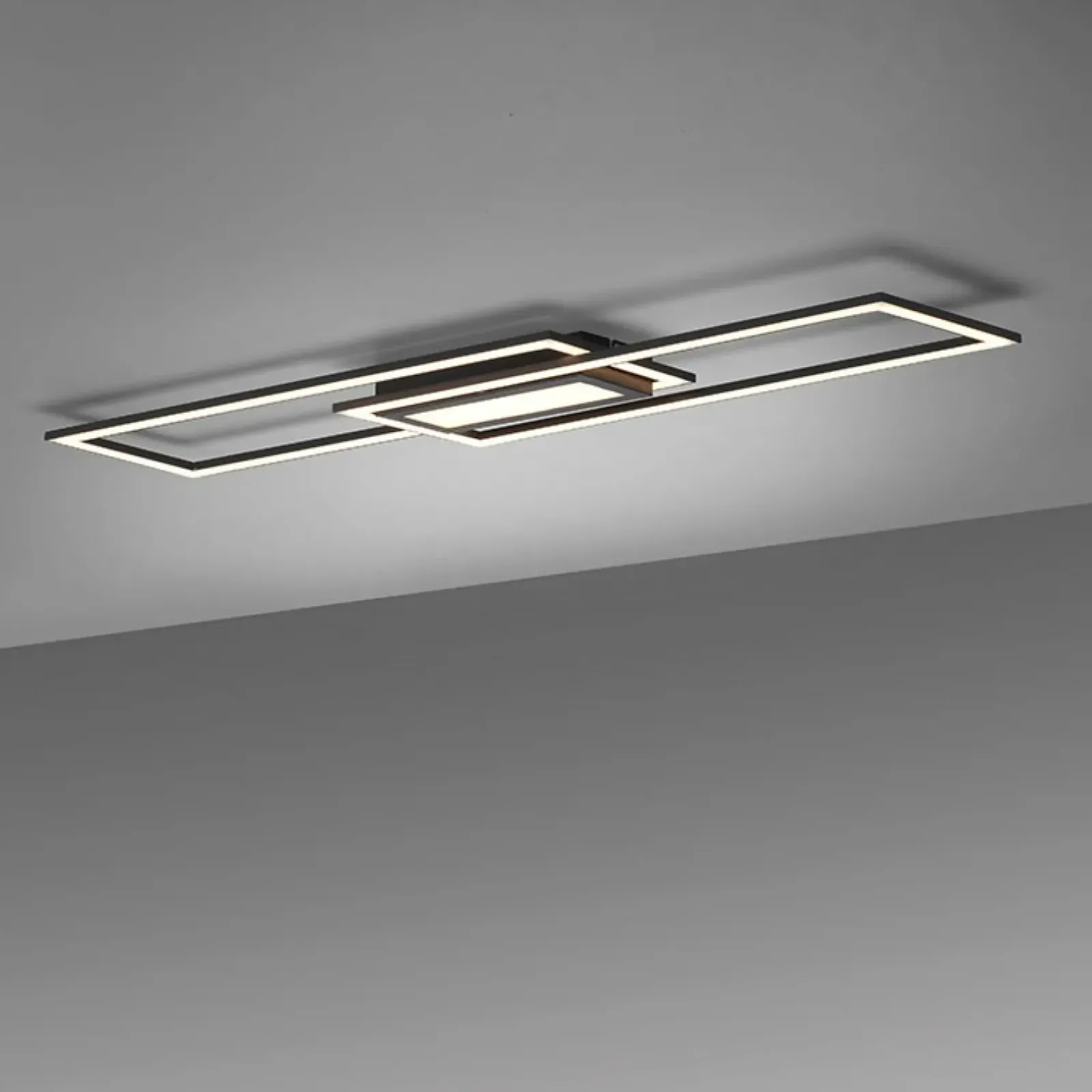 Sklep Kaja Czarna, ozdobna lampa sufitowa LED 14694-18 z serii ASMIN | Kaja czarny Clearance