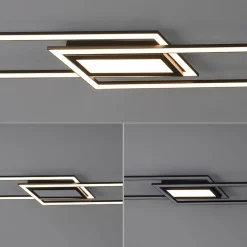 Sklep Kaja Czarna, ozdobna lampa sufitowa LED 14694-18 z serii ASMIN | Kaja czarny Clearance