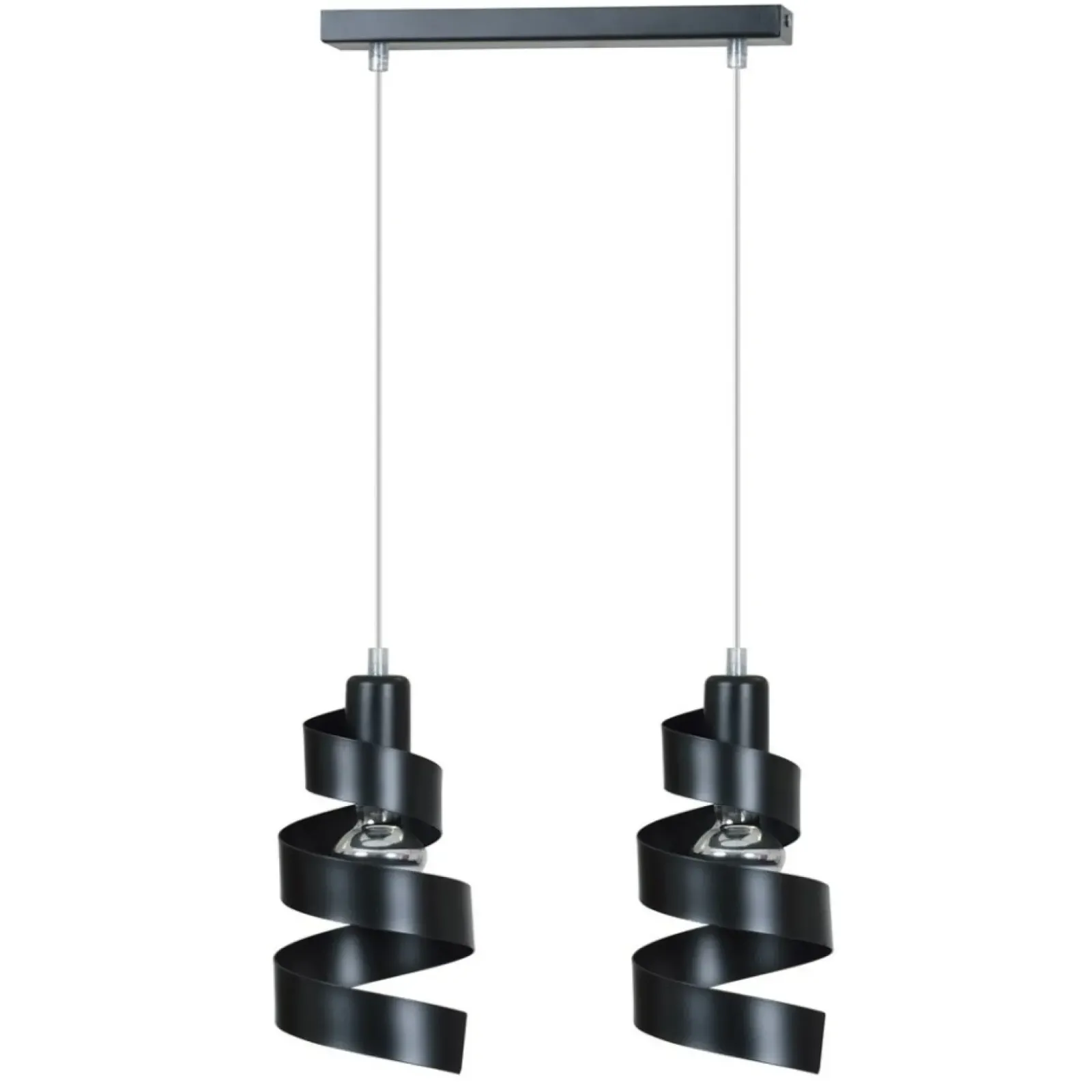Sklep Kaja Czarna, ozdobna lampa wisząca do sypialni 352/2 SAGA | Kaja czarny Best Sale