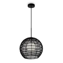 Sklep Kaja Czarna, pleciona lampa wisząca MOD204PL-01B1 z serii CANE Best Sale