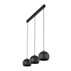 Sklep Kaja Czarna, potrójna lampa nad wyspę TK 10169 ZOE BLACK | Kaja Oświetlenie Best