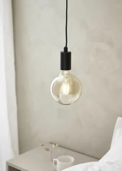 Sklep Kaja Czarna prosta lampa wisząca na duży gwint 107366 | Kaja Oświetlenie Hot